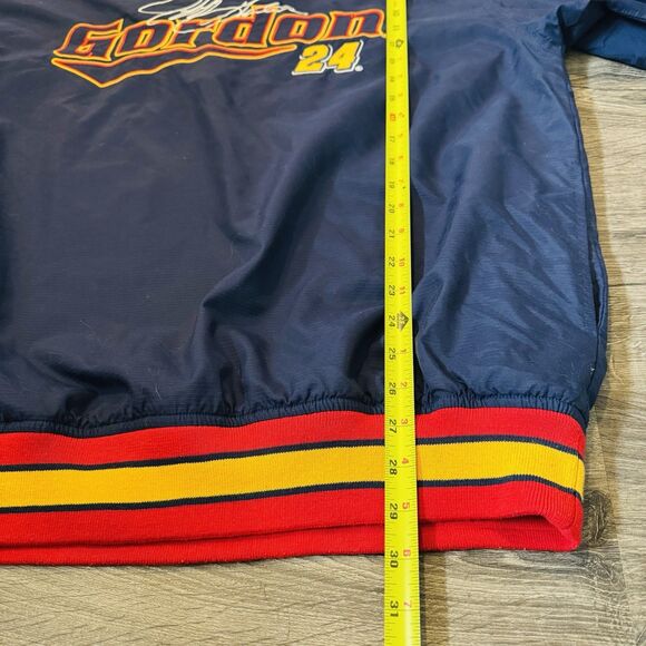 Jeff gordon #24 NASCAR Racing Windbreaker Pullover Jacket Large Chase Authentics - Picture 8 of 10
